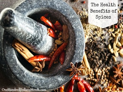 Mortar and Pestle with Spices